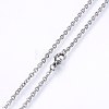 304 Stainless Steel Cable Chains Necklaces NJEW-F226-04P-06-2