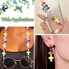 20Pcs 5 Colors Opaque Acrylic Beads MACR-YW0004-76-6