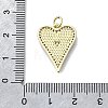 Brass Micro Pave Clear Cubic Zirconia Pendants KK-V010-03G-01-3
