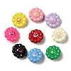 Baking Paint Opaque Acrylic European Beads X-MACR-D025-07-1