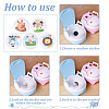Round Dot PVC Potty Training Toilet Color Changing Stickers DIY-WH0488-31F-6