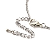 304 Stainless Steel Cable Chain Necklaces NJEW-A020-02P-3