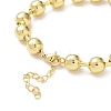 Rack Plating Brass Ball Chain Bracelets for Women BJEW-G676-01D-G-3
