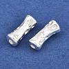 Brass Micro Pave Clear Cubic Zirconia Beads KK-Z162-21S-2