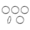 Zinc Alloy Spring Gate Rings PALLOY-YW0003-23B-1