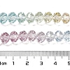 Transparent Painted Glass Beads Strands X1-DGLA-A034-T6mm-A15-3
