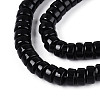 Opaque Solid Color Glass Beads Strands X-GLAA-N026-3x6mm-11-3