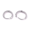 Non-Tarnish 304 Stainless Steel Twist Rope Shape Hoop Earrings for Women EJEW-I278-01B-P-2