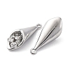 Brass Rhinestone Pendants KK-E793-24P-2