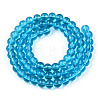 Transparent Glass Beads Strands GLAA-T032-T6mm-06-3
