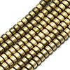 Electroplate Non-magnetic Synthetic Hematite Beads Strands G-S352-43-B01-1
