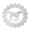 201 Stainless Steel 3D Rotating Hanging Wind Spinner STAS-B122-01P-01-1