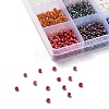 180G 15 Colors Glass Seed Beads SEED-JQ0003-01D-4mm-4