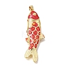 Brass Enamel Pendants KK-CBAEEA8-09A-G-1