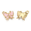 Light Gold Plated Alloy Charms ENAM-T009-03E-1
