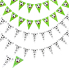 6Pcs 2 Colors Football Theme Paper Pennant Flags Banners FIND-PH0038-64-1