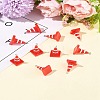 10Pcs Resin Iron Pendants RESI-FS0002-06-9