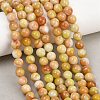 Handmade Lampwork Beads Strand LAMP-B056-8mm-10-1
