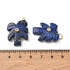 Dyed Natural Lapis Lazuli Carved Pendants GG-CBA67BD-02G-G-3