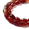 Natural Red Agate Beads Strands G-P520-B06-01-4