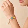 Plastic Butterfly Link Iron Zinc Alloy Chain Bracelets for Women NI2300-3-1