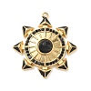 304 Stainless Steel Enamel Pendants STAS-F360-02G-1