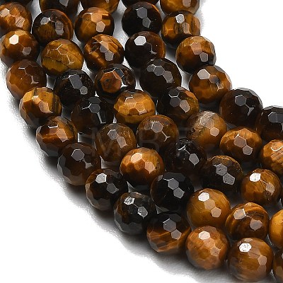 Natural Tiger Eye Beads Strands G-C280-B21-6mm-1