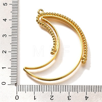 Alloy Open Back Bezel Pendants PALLOY-I223-04G-1