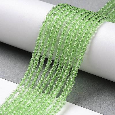 Transparent Glass Beads Strands GLAA-H021-03-14-1