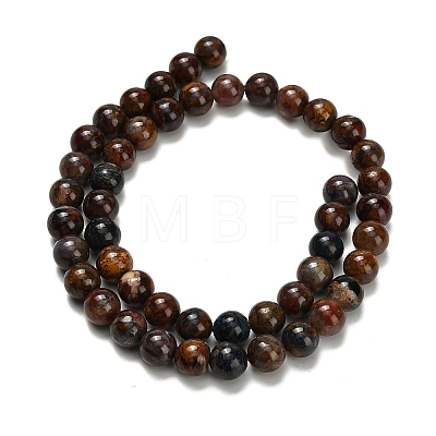 Natural Pietersite Beads Strands G-L642-B16-8mm-1
