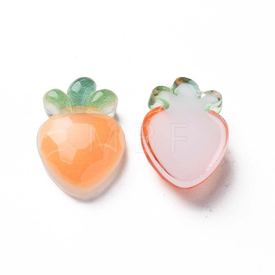 Transparent Epoxy Resin Cabochons CRES-S365-07-1