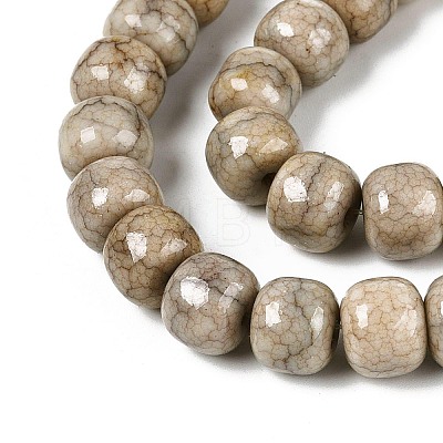 Ombre Effect Dyed Glass Beads Strands GLAA-N067-01A-13-1