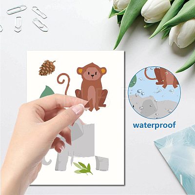 PVC Window Sticker DIY-WH0435-005-1