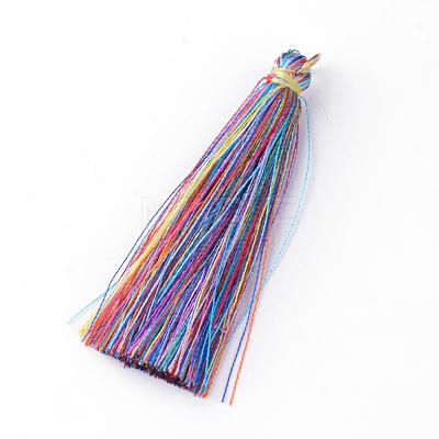 Nylon Thread Tassel Pendants Decoration FIND-Q065-3.5cm-B06-1