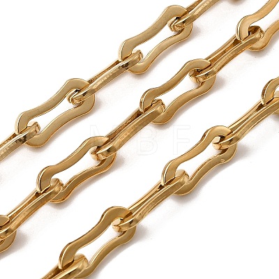 304 Stainless Steel Bone Link Chains CHS-Z007-12G-1