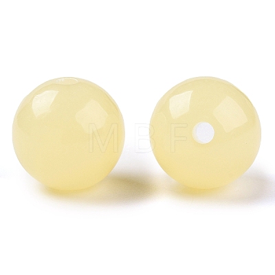 Opaque Acrylic Beads OACR-H038-09-02-1