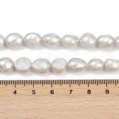 Natural Cultured Freshwater Pearl Beads Strands PEAR-P064-20K-03E-1