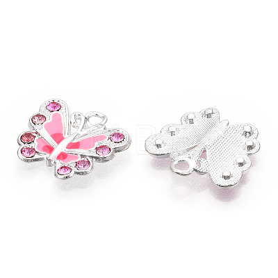 Alloy Enamel Pendants LS-FIND-WH0417-27F-1