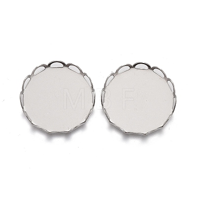 Tarnish Resistant 304 Stainless Steel Cabochon Settings LS-STAS-P249-16E-P-1