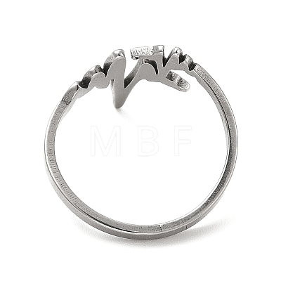 Classic 201 Stainless Steel Finger Rings RJEW-G278-25P-1