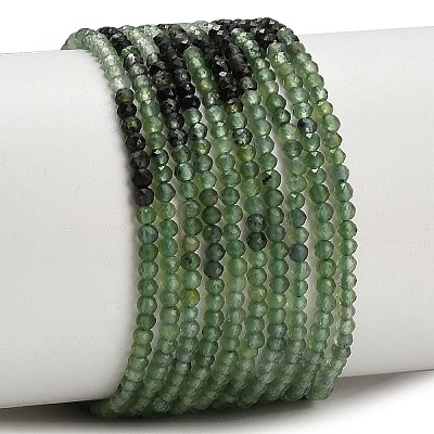 Gradient Color Natural Green Jade Beads Strands GG-CBA77FB-B03-2mm-1