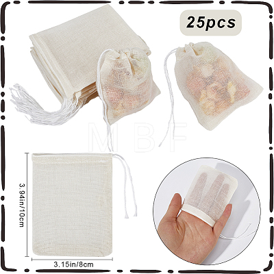 Beebeecraft Cotton Cloth Filter Bags AJEW-BBC0002-19C-1