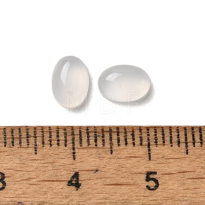 Natural White Agate Cabochons G-F605E-12B-1