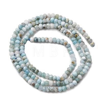 Natural Larimar Beads Strands G-F803-B01-01-1