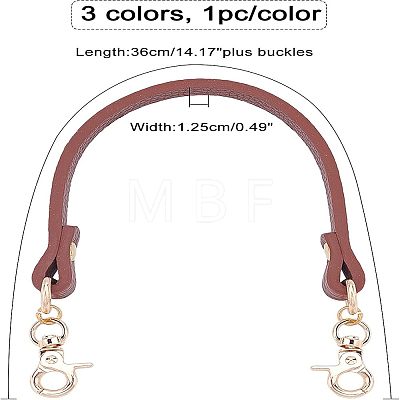 2 Colors PU Leather Bag Handle FIND-CA0001-65-1