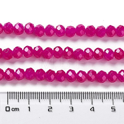 Baking Painted Imitation Jade Glass Bead Strands DGLA-A034-J8MM-A4-1