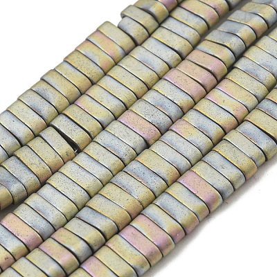 Electroplated Non-magnetic Synthetic Hematite Beads Strands G-C106-B01-04A-1