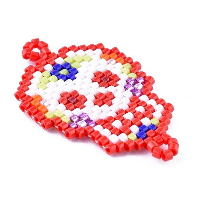 Handmade Seed Beads Links Connectors SEED-I012-48A-1