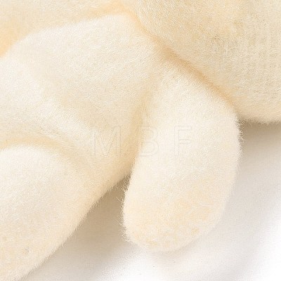 PP Cotton Mini Animal Plush Toys Bear Pendant Decoration HJEW-C002-04-1