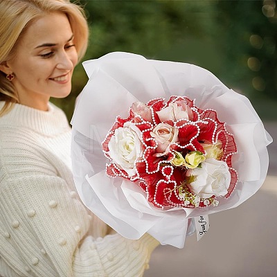 1 Bag Polyester Flower Bouquet Wrapping Mesh Paper OCOR-BC0007-29D-1